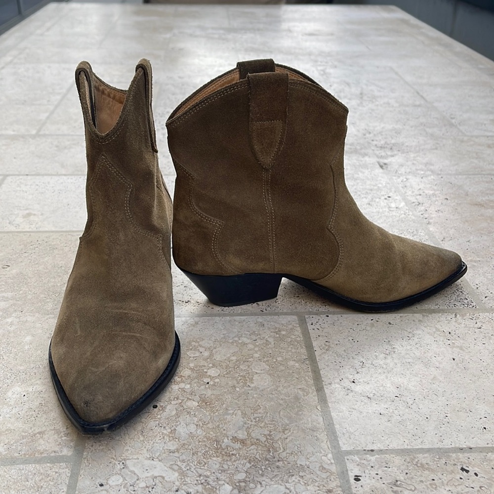 Isabel Marant Pointed Toe Western Boot, Size 38. - image 1